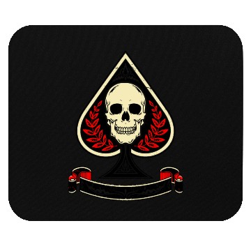 Discover Death of Spade Card Mouse Pads