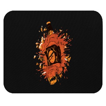 Discover Broken Liquor Bottle Mouse Pads