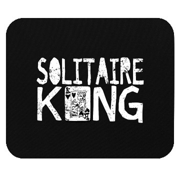 Discover Solitaire King Card Games Fun Mouse Pads