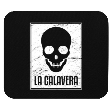 Discover La Calavera | Loteria Mexican Tarot Card Mouse Pads