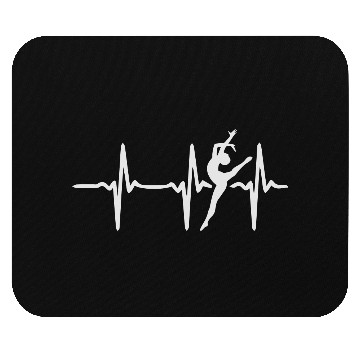 Discover Heart Beat Dance Mouse Pads