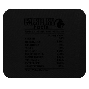 Discover Capricorn Mouse Pads - Capricorn Facts Mouse Pads