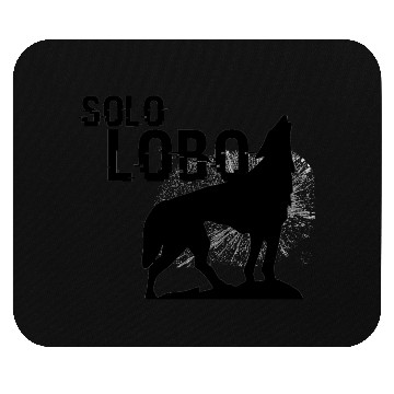 Discover Solo Lobo - Lone wolf spanish Mouse Pads