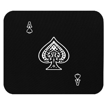 Discover Ace Of Spades Playing Card A o s Aos Black Gamblin Mouse Pads