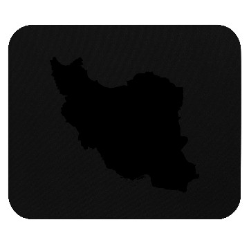 Discover Iran map silhouette Mouse Pads
