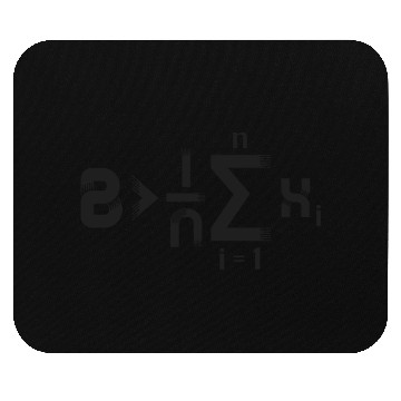 Discover B Greater Than Average Funny Math Joke Mouse Pads