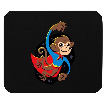 Discover monkey cartoon Mouse Pads