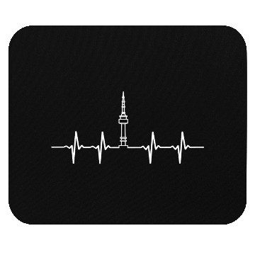 Discover Seoul Heartbeat Korean Namsan Tower Mouse Pads