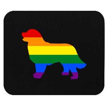 Discover Gay Pride Dog Bernese Mountain Dog Gay Pride Dog Apparel Mouse Pads