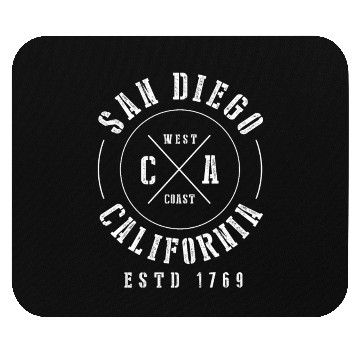 Discover San Diego California Mouse Pads