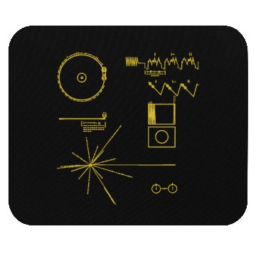 Discover NASA golden record official image voyager Mouse Pads