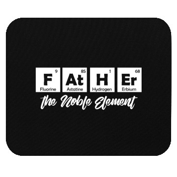 Discover Periodic Table Science Father Mouse Pads