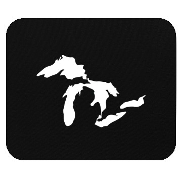 Discover Great lakes white Mouse Pads