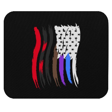 Discover Jiu Jitsu BJJ Flags Vertical Light Mouse Pads