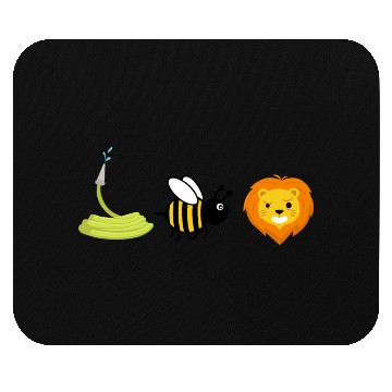 Discover Hose Bee Lion Mouse Pads