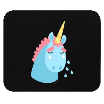 Discover Sad Unicorn Mouse Pads