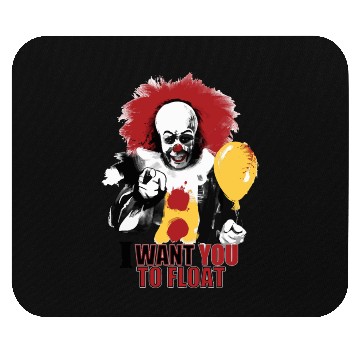Discover Creepy Pennywise LIGHT Version Art Character Mouse Pads