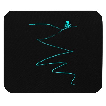 Discover MTB mountain bike cycling mountain biker gift Mouse Pads
