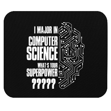 Discover I Major In Computer Science Mouse Pads