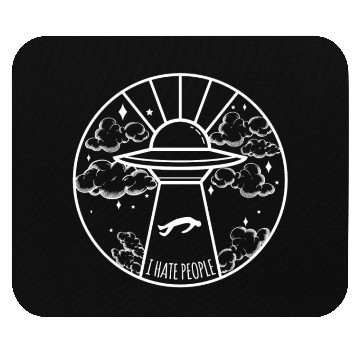 Discover Alien Mouse Pads - I Hate People Mouse Pads