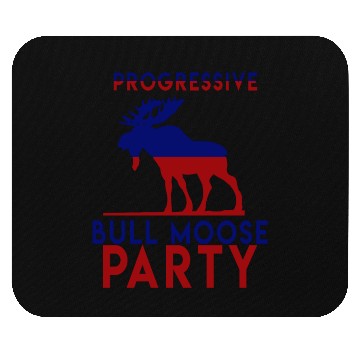 Discover Bull Moose Party Progressive Teddy Roosevelt Mouse Pads