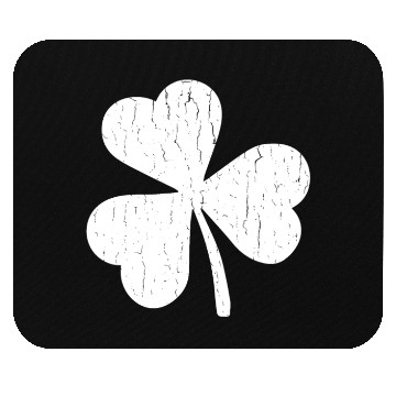 Discover Vintage Distressed Shamrock Mouse Pads