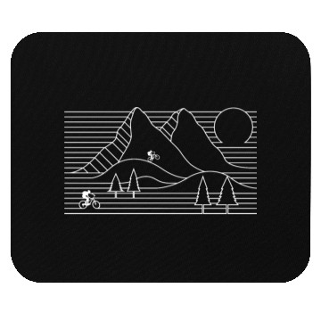 Discover mountain biking mountain bike cycling nature Mouse Pads