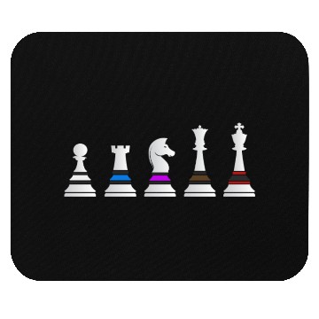 Discover Jiu Jitsu BJJ Chess Belts Light Mouse Pads