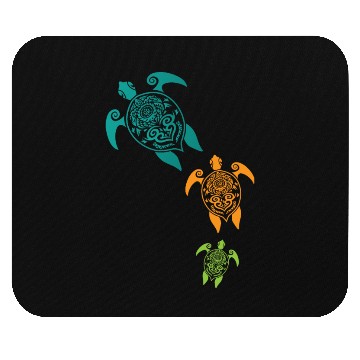 Discover Maori turtles group tattoo gift idea Mouse Pads
