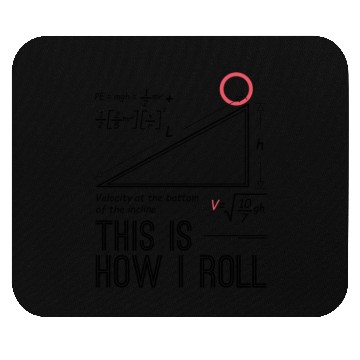 Discover This is how I roll science physics chemistry gift Mouse Pads