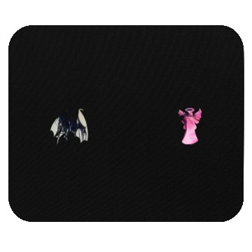Discover ANGEL vs DEVIL decisions choices good vs evil Mouse Pads