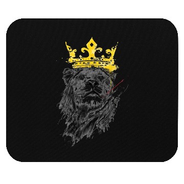 Discover Crown Lion King Mouse Pads