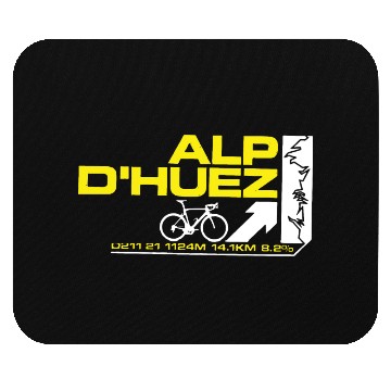 Discover Tour De France Alp D huez Cycling Mens Printed bik Mouse Pads