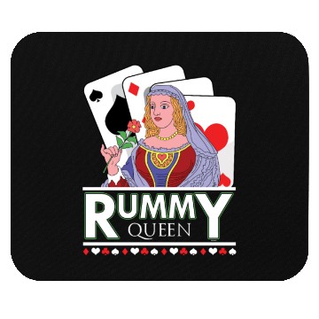 Discover Rummy Queen Card Deck Mouse Pads