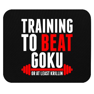 Discover Training To Beat Goku Mouse Pads