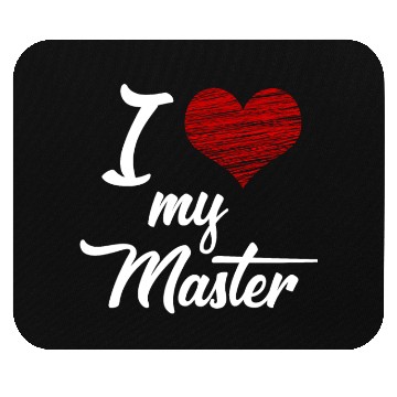 Discover I love my Master BDSM Submissive Sub Slave gift Mouse Pads