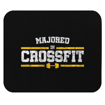 Discover Gym and Exercise Majored in crossfit Mouse Pads