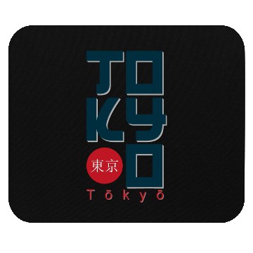 Discover Tokyo Mouse Pads and apparel design effect print,
