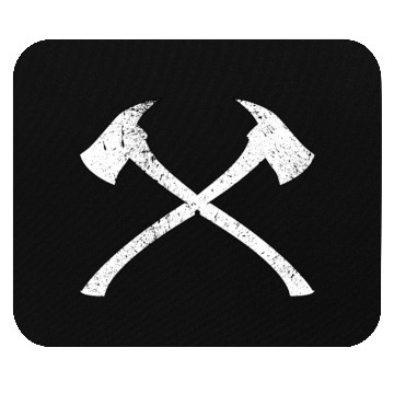 Discover Firefighter Axe - Firefighter - Total Basics Mouse Pads