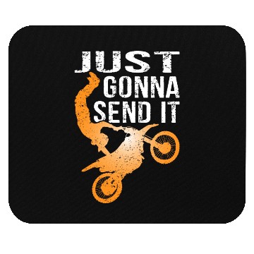 Discover Just Gonna Send It Bike Mouse Pads