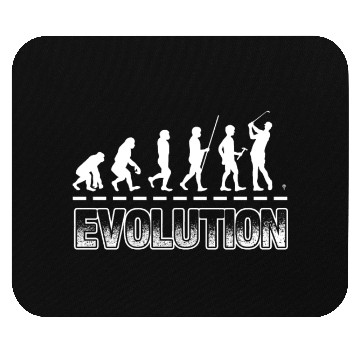 Discover Golf Evolution Funny Golfer Humor Mouse Pads