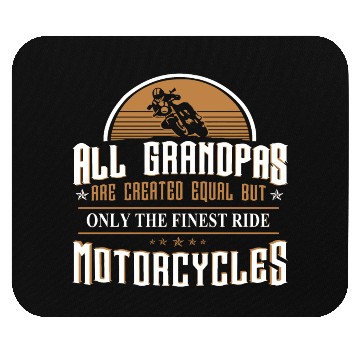 Discover Motorcycle - motorcycle grandpa Mouse Pads