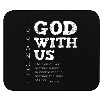Discover Immanuel, God with us Mouse Pads