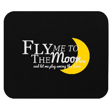 Discover Fly me to the moon Mouse Pads