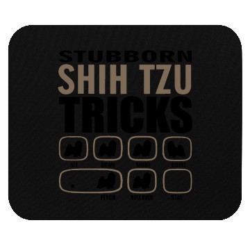 Discover stubborn shih tzu tricks husky Mouse Pads