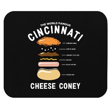 Discover the world famous cincinnati cheese coney chef Mouse Pads