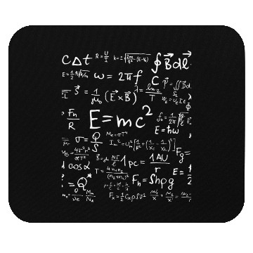 Discover Physics science teacher formula cheat shee Mouse Pads