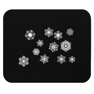 Discover Snowflakes Mouse Pads