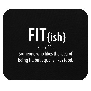 Discover Workout - fittish - funny gym workout pun Mouse Pads