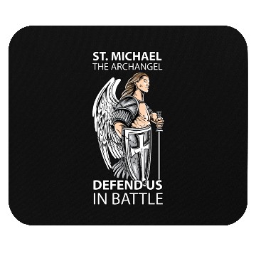 Discover St Michael the Archangel Saints Angel Catholic Mouse Pads